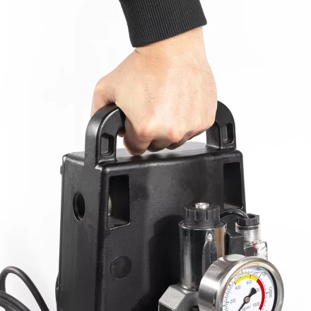 Насосная гидравлическая станция КВТ ПМЭ-7020у объем маслобака 2.0 л с удержанием (79664) купить в Перми