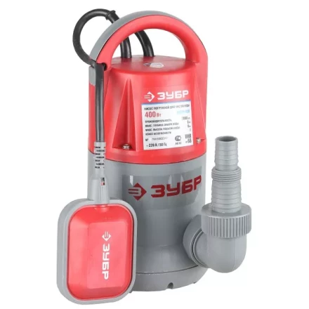 Насос ЗУБР погружной для чистой воды, пропускная способность 200 л/мин, 400Вт ЗНПЧ-400 купить в Перми