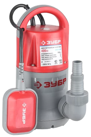 Насос ЗУБР погружной для чистой воды, пропускная способность 200 л/мин, 400Вт ЗНПЧ-400 купить в Перми