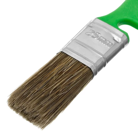 Кисть флейцевая для работ по дереву, 25х10 мм, смешанная щетина, пластиковая рукоятка// MTX 833719 купить в Перми