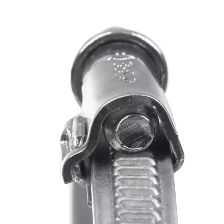 ЗУБР Х-9Н, 30 - 48 мм, накатная лента 9 мм, цинк, 50 шт, червячный хомут (37807-48) купить в Перми