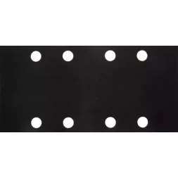 Лист шлиф. универсал. URAGAN "Оптимален для мягких пород дерева" 8 отверстий по линии, для ПШМ, P180, 80х166мм, 50шт 907-21101-180-50