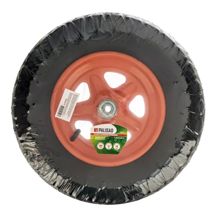 Колесо пневматическое Palisad «Звезда» 4.80/4.00-8 D380 мм, внутренний диаметр подшипника 12 мм, длина оси 90 мм, 689475 купить в Перми