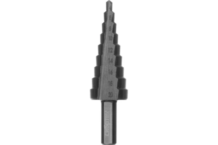 Сверло ступенчатое по металлу, Сибртех 723012, 4-6-8-10-12-14-16-18-20 мм, 4241 купить в Перми