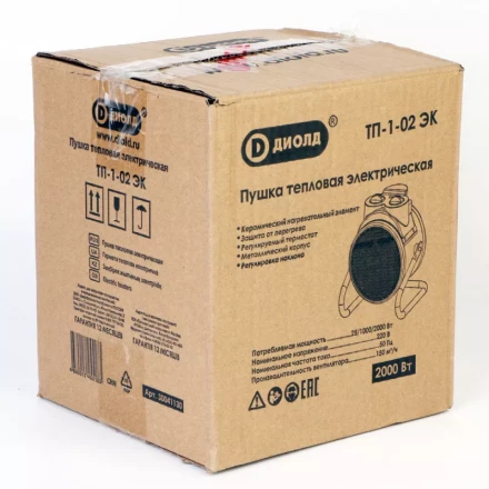 Тепловая пушка электрическая Диолд ТП-1-02 ЭК купить в Перми