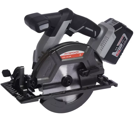 Профессиональная дисковая пила с бесщеточным (вентильным) двигателем ИНТЕРСКОЛ ДПА-165/18В аккумуляторная Li-ion АПИ (кейс, без аккум. и ЗУ) купить в Перми