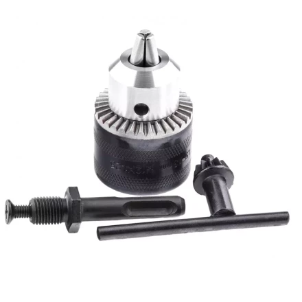 Патрон для дрели ключевой 1,5-13 мм М12 х 1,25 адаптер SDS Plus Сибртех 168257 купить в Перми