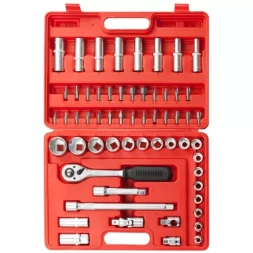 Набор ЗУБР "МАСТЕР" Торцовые головки SUPER LOCK, 1/2", 59 предметов 27632-H59