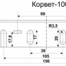 Нож К-100 комплект 2шт 25529 купить в Перми