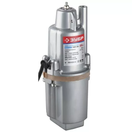 Насос ЗУБР Родничок вибрационный погружной для чистой воды, 1400л/ч, 300Вт ЗНВП-300 купить в Перми