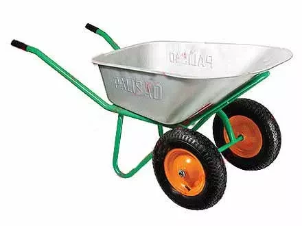 Тачка садово-строительная усиленная PALISAD 689233 двухколесная купить в Перми