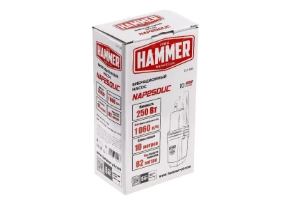 Вибрационный насос HAMMER NAP250UC(10) купить в Перми