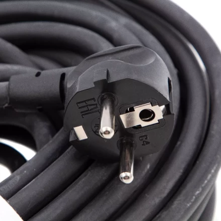 Удлинитель силовой 20 м, 16 А, тип УХз16, КГ 3 x 2.5 мм, 1 розетка, Россия Сибртех 95896 купить в Перми