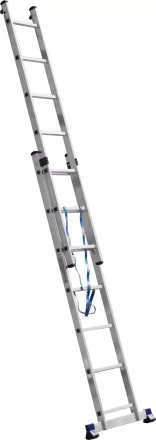 Лестница СИБИН универсальная, двухсекционная, 7 ступеней 38823-07 купить в Перми