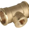 Тройник GENERAL FITTINGS переходной, латунь, г/г/г, 1"-1/2"-1" 51061-1-1/2-1 купить в Перми