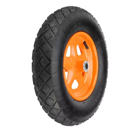 Колесо пневматическое Palisad «Звезда» 4.80/4.00-8 D380 мм, внутренний диаметр подшипника 20 мм, длина оси 90 мм, 689485 купить в Перми