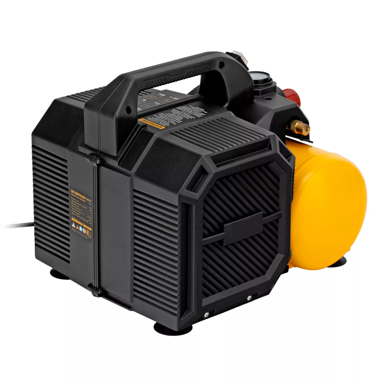 Компрессор Denzel DLS750/6 58019 безмасляный малошумный 750 Вт, 140 л/мин,ресивер 6 л купить в Перми