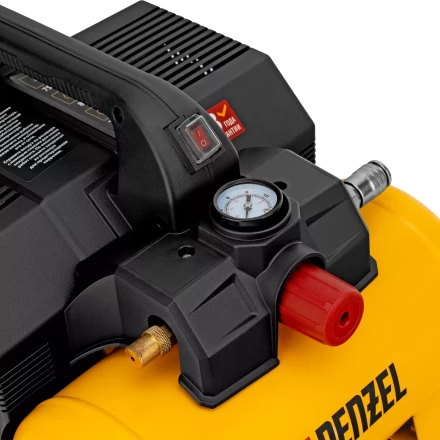 Компрессор Denzel DLS750/6 58019 безмасляный малошумный 750 Вт, 140 л/мин,ресивер 6 л купить в Перми