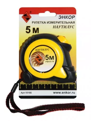Рулетка 5м Наутилус Энкор 10166