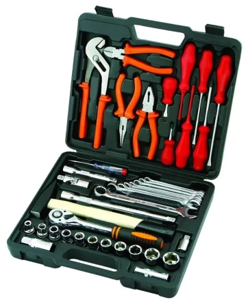 Набор инструментов Кратон TS-08 1/2&quot;+1/4&quot; 39 пр 2 28 09 008 купить в Перми