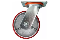 Аппаратное неповоротное колесо большегрузное HITCH 118*50 полиуретан FCp54 (SZ085011)