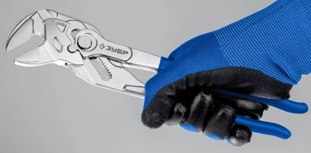 ЗУБР КГК-250 250 мм, клещи переставные-гаечный ключ (22436) купить в Перми