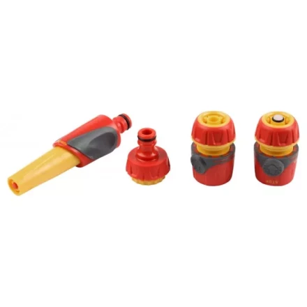 Набор поливочный GRINDA &quot;Premium&quot;, пластмассовый с TPR, 4 предмета: наконечник, 2 соединителя 1/2&quot;, адаптер; 1/2&quot;-3/4&quot; 8-427284 купить в Перми