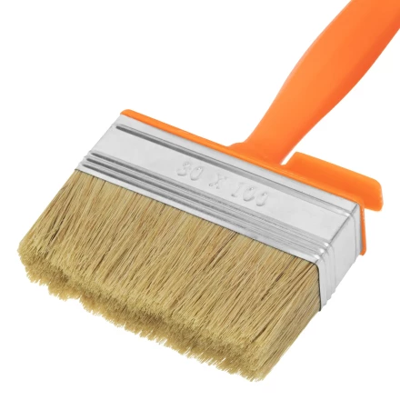 Кисть-ракля, 30х100 мм, натуральная щетина, пластмассовый корпус, пластмассовая ручка// Sparta 841067 купить в Перми