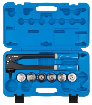 Расширитель-калибратор &quot;ЗУБР&quot; &quot;ЭКСПЕРТ&quot; для муфт под пайку труб из цв металлов d 10, 12, 15, 18, 20, 22 мм, в боксе 23655-H7 купить в Перми