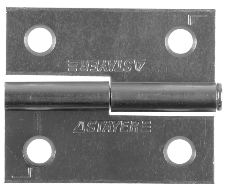 Петля дверная STAYER "MASTER" разъемная, цвет белый цинк, левая, 50мм 37613-50-1L купить в Перми