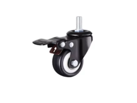 Колесо мебельное поворотное SCZTB 25 50 мм с болтом и тормозом 1027261 купить в Перми