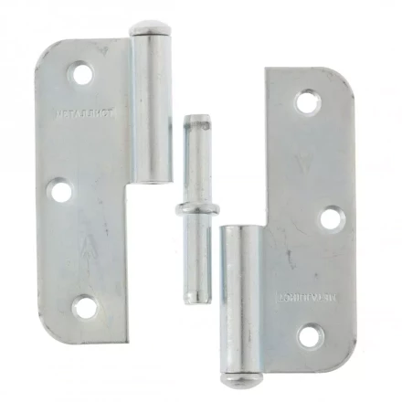 Петля накладная ПН1-85 левая цинк 4штуки Металлист Россия 91551 купить в Перми