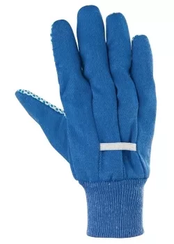 Перчатки рабочие х/б ткань с ПВХ точкой, манжет, XXL СИБРТЕХ 67766 купить в Перми