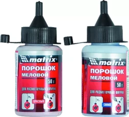 Порошок меловой синий 115 г для разметочных шнуров MATRIX 84860