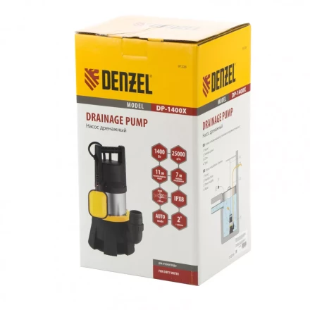 Дренажный насос Denzel DP1400X 97228 купить в Перми