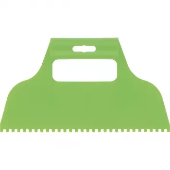 Шпатель для клея, пластмассовый, зубчатый 4х4 мм  СИБРТЕХ 86014 купить в Перми