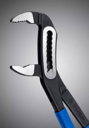 ЗУБР Профи 250 мм, захват 60 мм, CrV, переставные клещи с широким зевом (2244-25) купить в Перми