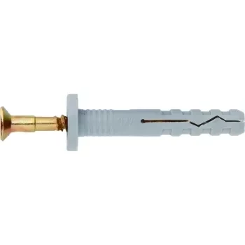 Дюбель-гвоздь СИБРТЕХ полипропиленовый с цилиндрическим бортиком 6х80 мм 100 шт 42146 купить в Перми