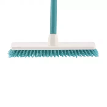 Щетка пластмасовая   &quot;SHROBER&quot; для чистки ковров 270 мм бирюз. c черенком 120 см D22мм ELFE 93550 купить в Перми