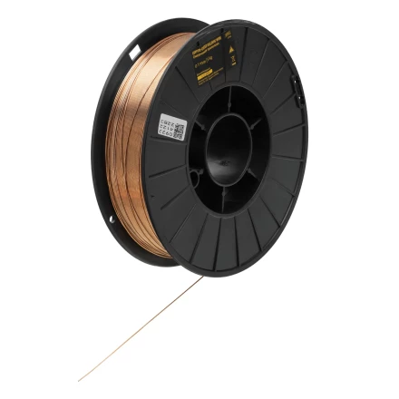 Омедненная проволока ER70S-6, диам. 1 мм, 5 кг, диам. катушки D200// Denzel 97542 купить в Перми