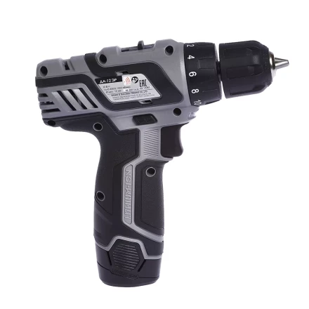 Аккумуляторная дрель-шуруповерт ИНТЕРСКОЛ ДА-12ЭР Li-ion (2 х 2Ач) купить в Перми