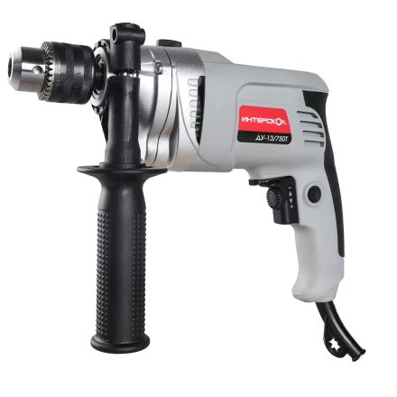 Дрель ударная Интерскол ДУ-13/750Т купить в Перми