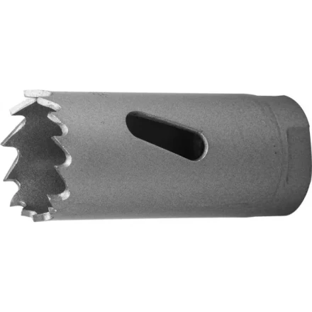 Коронка ЗУБР "ЭКСПЕРТ" биметаллическая, быстрорежущая сталь, глубина сверления до 38мм, d-19мм 29531-019_z01 купить в Перми