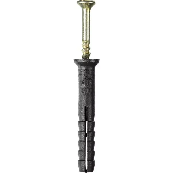 Дюбель-гвоздь полипропиленовый, потайный бортик, 6 x 40 мм, 125 шт, STAYER Master 30645-06-040 30645-06-040 купить в Перми