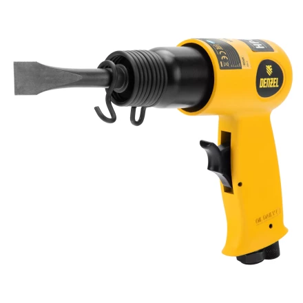 Пневматический молоток Denzel НР4500 + набор насадок, 113 л/мин, 4500 уд/мин 57468 купить в Перми