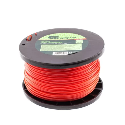 Леска для триммера круглая, на DIN катушке, 2.4 мм х 160 м, Россия Сибртех 961345 купить в Перми