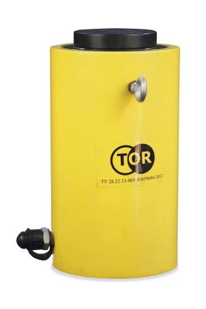 Домкрат гидравлический телескопический TOR HHYG-15510D (ДТ15Г510) 15 т (3 уровня) 1004683 купить в Перми
