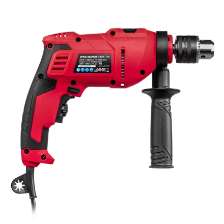 Дрель ударная MTX MID-750, 750 Вт, 0-3000 об/мин, 0-48000 уд/мин 26382 купить в Перми