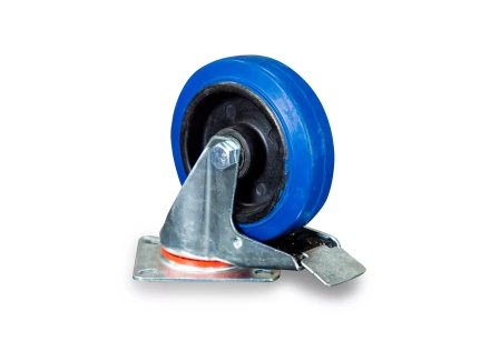 Колесо поворотное резина SRCLb 55 125 мм с тормозом (F) 1024396 купить в Перми