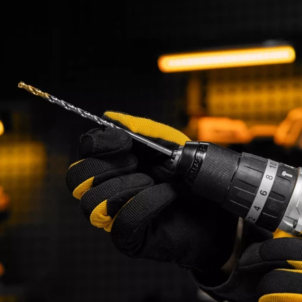 Сверло спиральное по металлу Denzel 5 х 132 мм, Р6М5, Golden Tip, удлиненное, 718254 купить в Перми